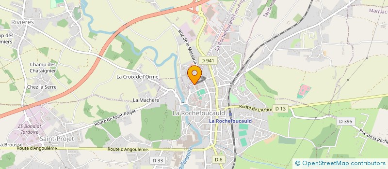 localisation de l'entreprise BALHAM à LA ROCHEFOUCAULD-EN-ANGOUMOIS