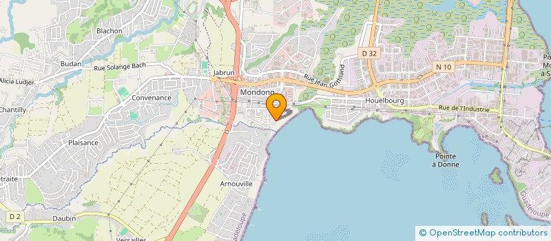 localisation de l'entreprise BALI 22  BAIE-MAHAULT