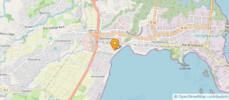 localisation de l'entreprise BALI 25  BAIE-MAHAULT