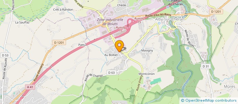 localisation de l'entreprise BALI  ALBY-SUR-CHERAN