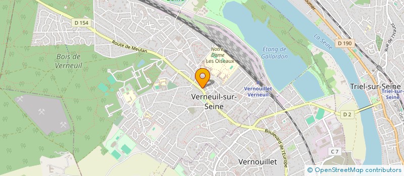 localisation de l'entreprise BALI  VERNEUIL-SUR-SEINE