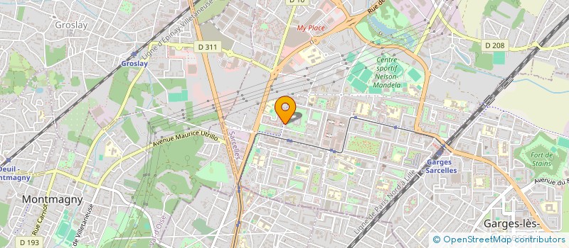 localisation de l'entreprise BALI  SARCELLES