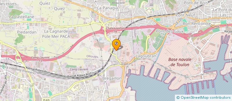 localisation de l'entreprise BALI  OLLIOULES