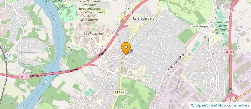 localisation de l'entreprise BALI  CARQUEFOU