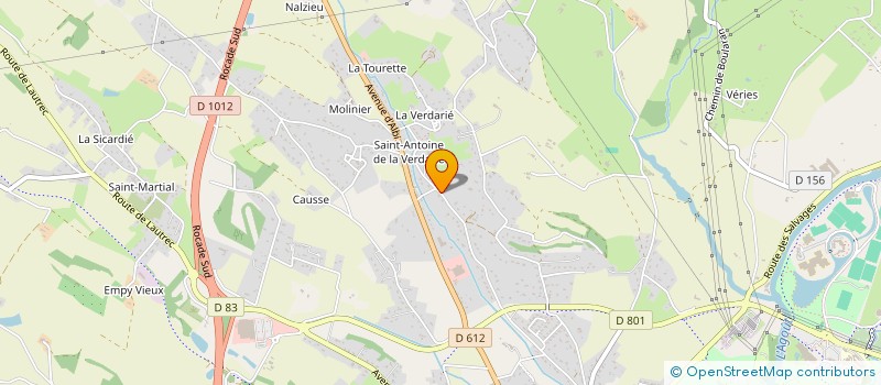 localisation de l'entreprise BALI  CASTRES