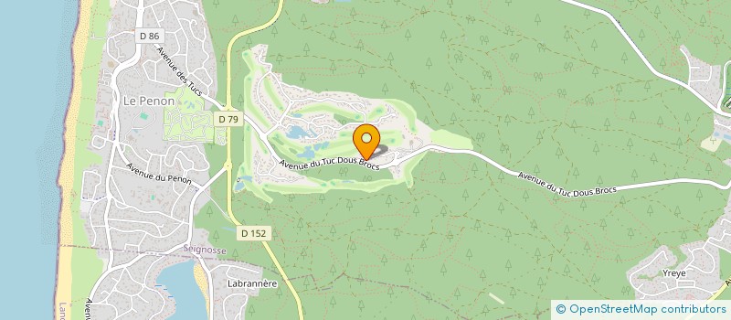 localisation de l'entreprise BALI  SEIGNOSSE