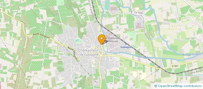 localisation de l'entreprise BALI  CHATEAUNEUF-DE-GADAGNE