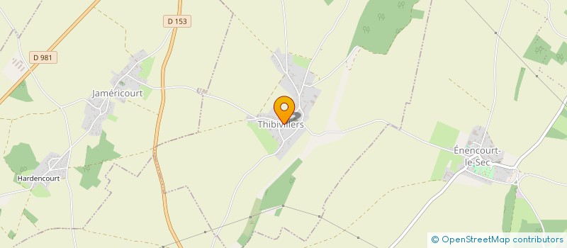 localisation de l'entreprise BALI  THIBIVILLERS