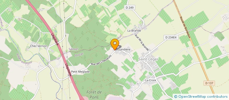 localisation de l'entreprise BALI  SAINT-LEGER