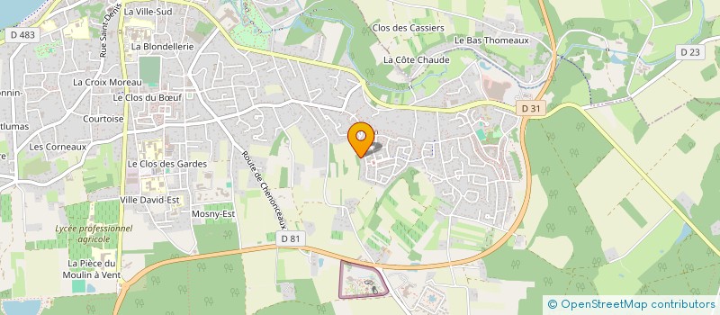 localisation de l'entreprise BALI-AGUNG  AMBOISE