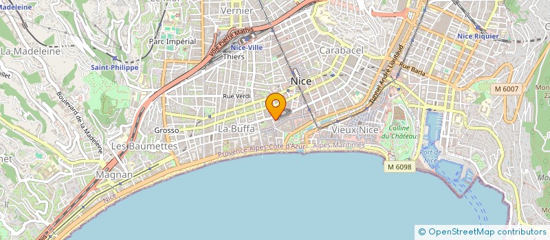 localisation de l'entreprise BALI BAR à NICE