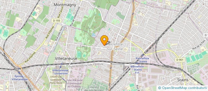 localisation de l'entreprise BALI NET  PIERREFITTE-SUR-SEINE