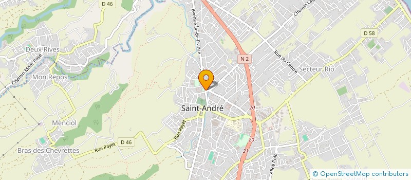 localisation de l'entreprise BALI SARL à SAINT-ANDRE