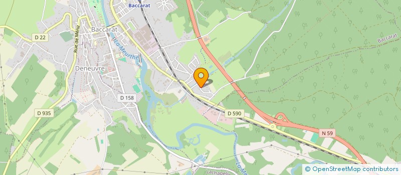 localisation de l'entreprise BALI WOOD ART  BACCARAT