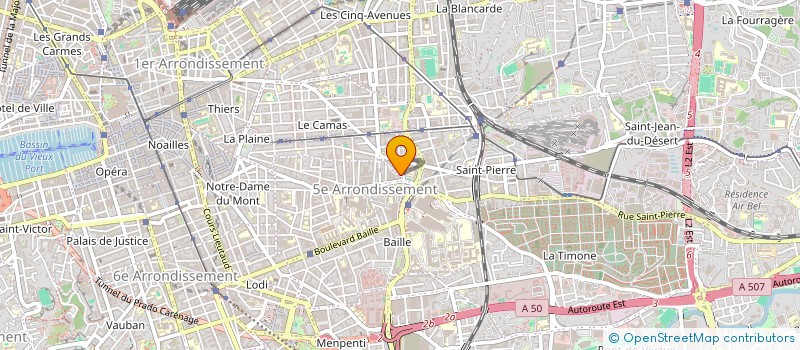 localisation de l'entreprise BALIA à MARSEILLE