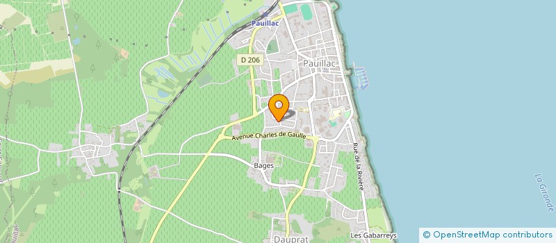 localisation de l'entreprise BALIA  PAUILLAC