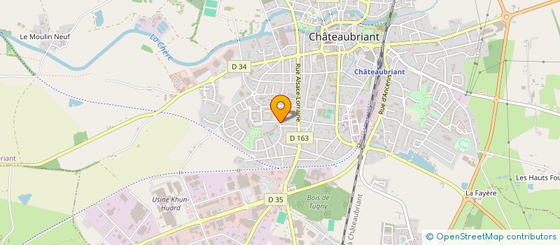 localisation de l'entreprise BALIAK  CHATEAUBRIANT