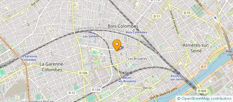 localisation de l'entreprise BALIBEC à ASNIERES-SUR-SEINE