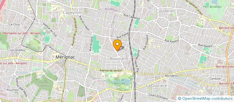localisation de l'entreprise BALIBONGO à MERIGNAC