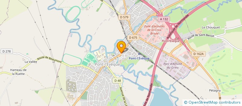 localisation de l'entreprise BALICA  PONT L'EVEQUE