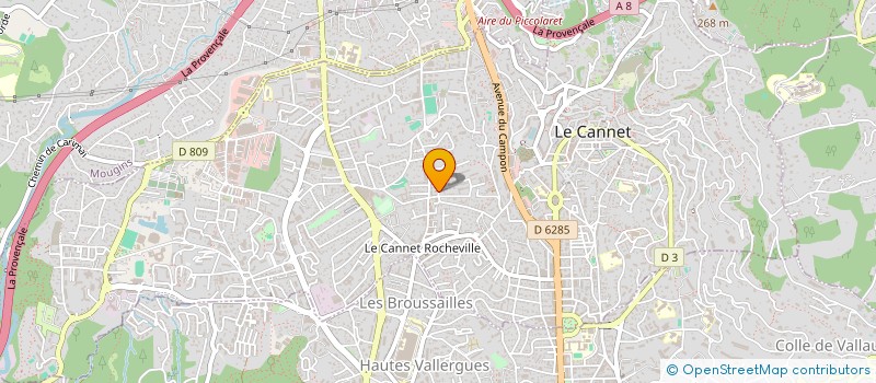 localisation de l'entreprise BALICA BATIMENT à LE CANNET