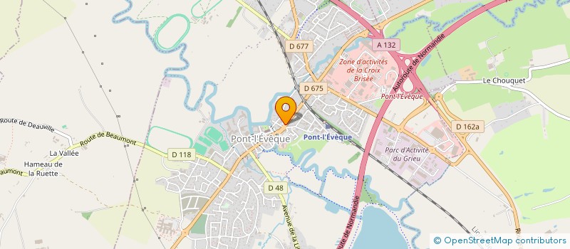 localisation de l'entreprise BALICA HOLDING  PONT L'EVEQUE