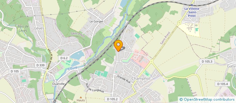localisation de l'entreprise BALIE à CHAMPHOL