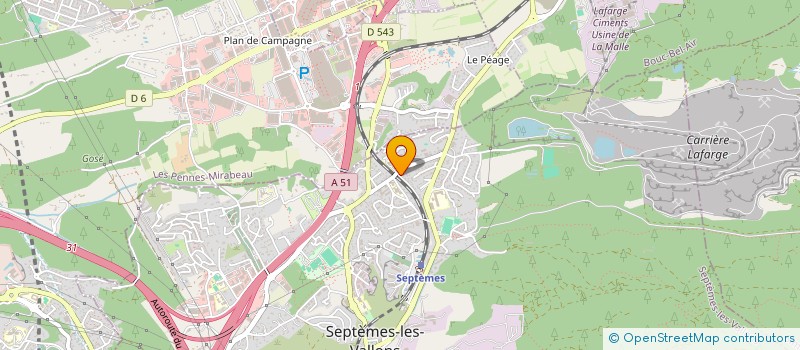 localisation de l'entreprise BALIK à SEPTEMES-LES-VALLONS