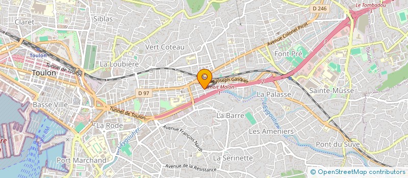 localisation de l'entreprise BALILA NATURE à SIX-FOURS-LES-PLAGES