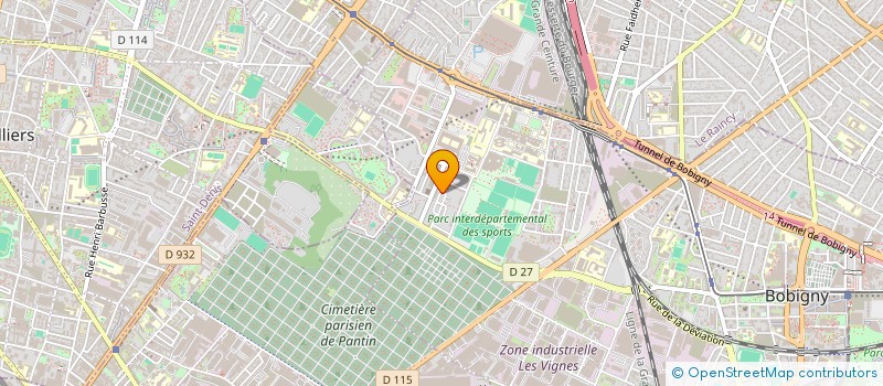 localisation de l'entreprise BALIMAYA ENTRAIDE ET SOLIDARITE ( BALIMAYA )  BOBIGNY