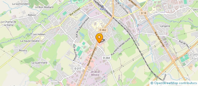 localisation de l'entreprise BALIMMO à FLERS
