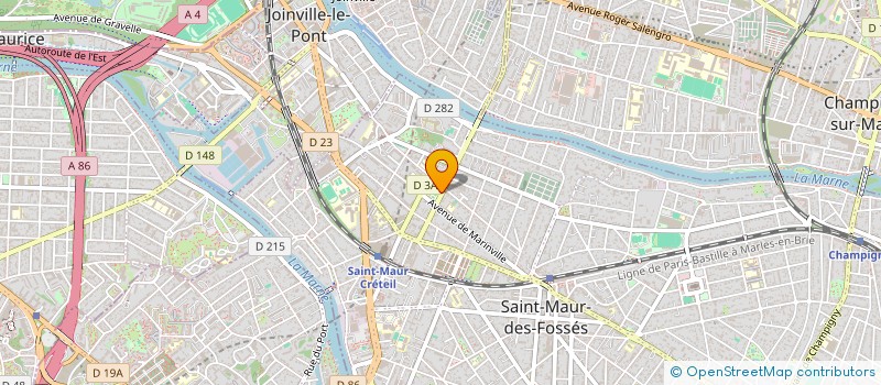 localisation de l'entreprise BALIMMO à SAINT-MAUR-DES-FOSSES