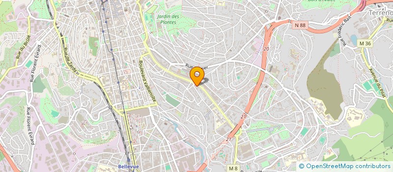 localisation de l'entreprise BALIN & CO  SAINT-ETIENNE