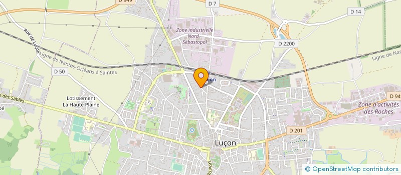 localisation de l'entreprise BALINEAU BATIMENT à LUCON