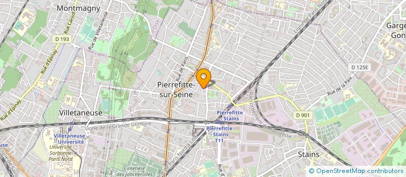 localisation de l'entreprise BALIS à PIERREFITTE-SUR-SEINE