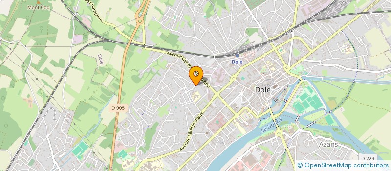 localisation de l'entreprise BALIS à DOLE
