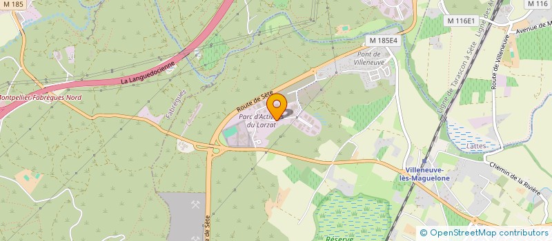 localisation de l'entreprise BALISAGE  VILLENEUVE-LES-MAGUELONE