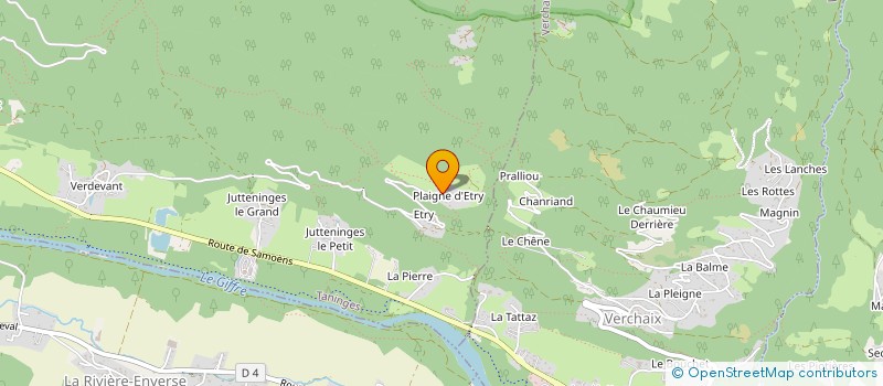 localisation de l'entreprise BALISE 10  TANINGES