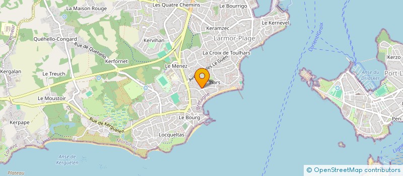 localisation de l'entreprise BALISTE  LARMOR-PLAGE