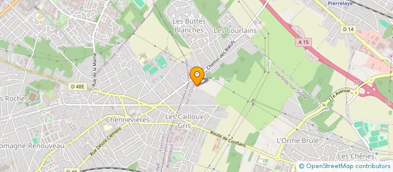 localisation de l'entreprise BALIT IMMO  HERBLAY-SUR-SEINE