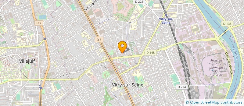 localisation de l'entreprise BALIT TRANS à VITRY-SUR-SEINE