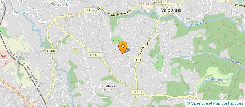 localisation de l'entreprise BALITRAND INVEST à VALBONNE