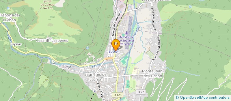 localisation de l'entreprise BALITRAND INVEST  BAGNERES-DE-LUCHON