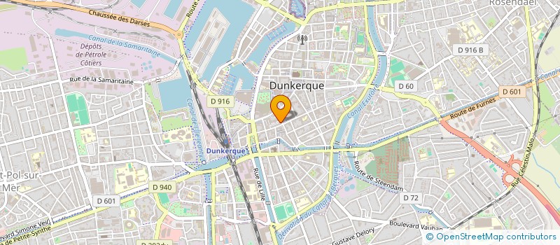 localisation de l'entreprise BALIVERNE à DUNKERQUE