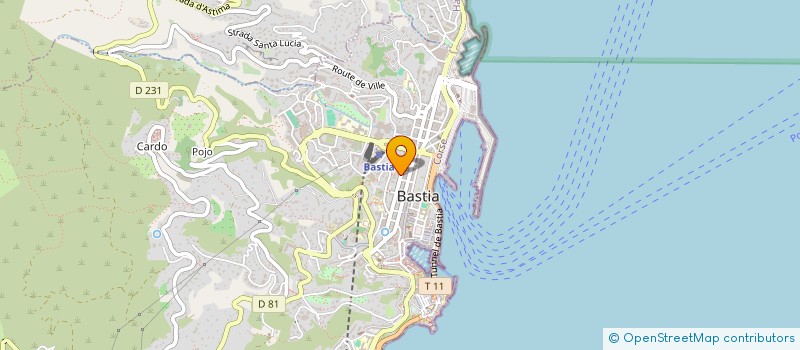 localisation de l'entreprise BALIVERNES à BASTIA