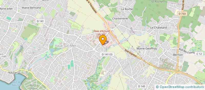 localisation de l'entreprise BALIVET  VAUX-SUR-MER