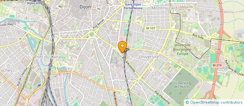 localisation de l'entreprise BALIVOUX  DIJON