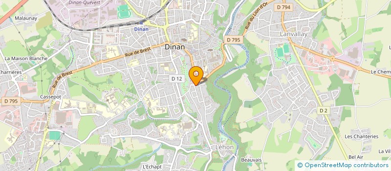 localisation de l'entreprise BALIZOE  DINAN