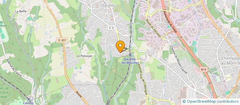 localisation de l'entreprise BALJAM  DARDILLY