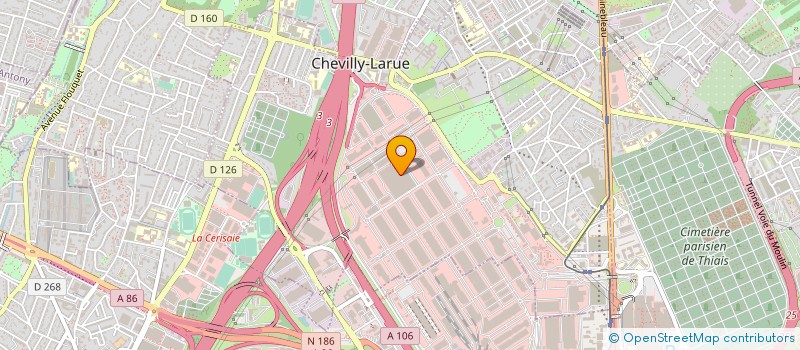 localisation de l'entreprise BALK FLEURS  CHEVILLY-LARUE